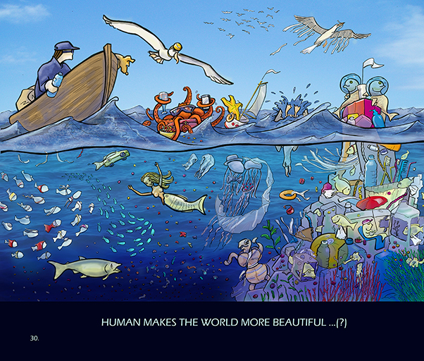Human makes the world more beautiful ..(?)